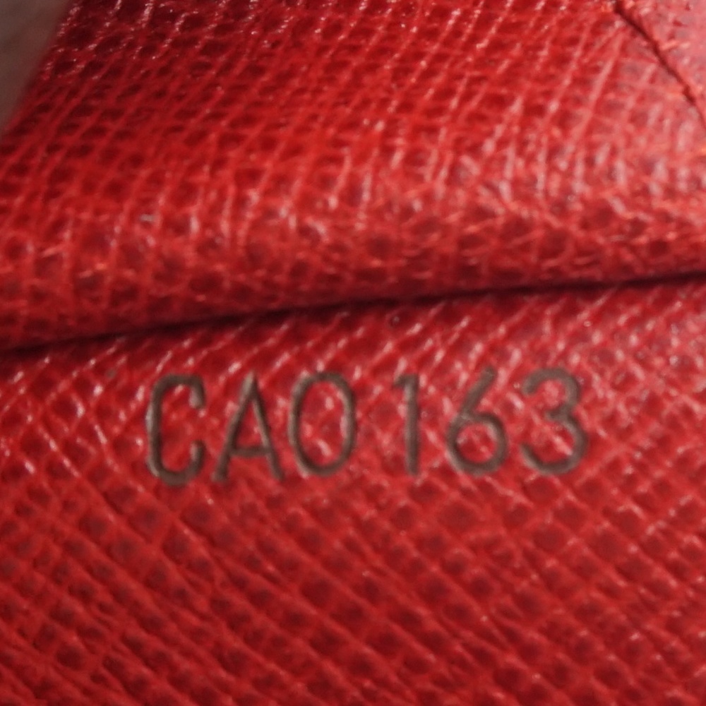 Red Emilie Large Long Flap Pocket Bill Card Wallet - Picture 5 of 8